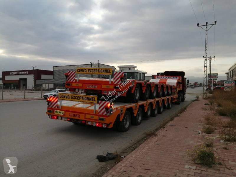 Semitrailer Lider Lowbed Prolongable ( 5 Axles...