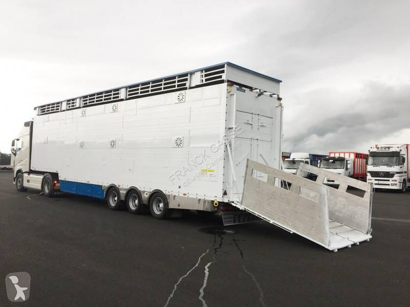 Semitrailer Pezzaioli 2 étages - 2 compartiments