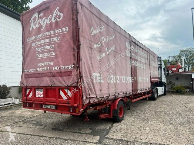 Semi reboque  Ruthmann Tieflader,1-Achs,HU05/24