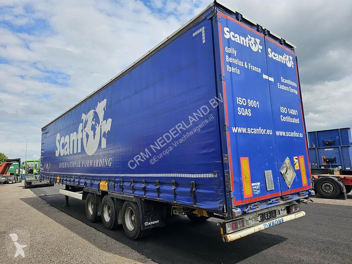 Semitrailer Krone 27 3 AXLE MEGA CURTAINSIDER...