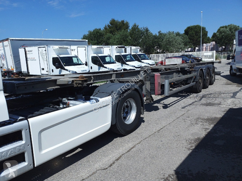Oplegger Trouillet 38 TONNES CHARIOT COULISSANT