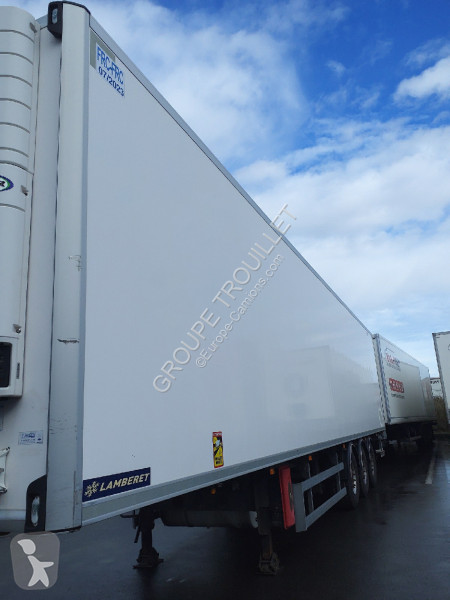 Semitrailer Trouillet FRIGO 38 TONNES HAYON...