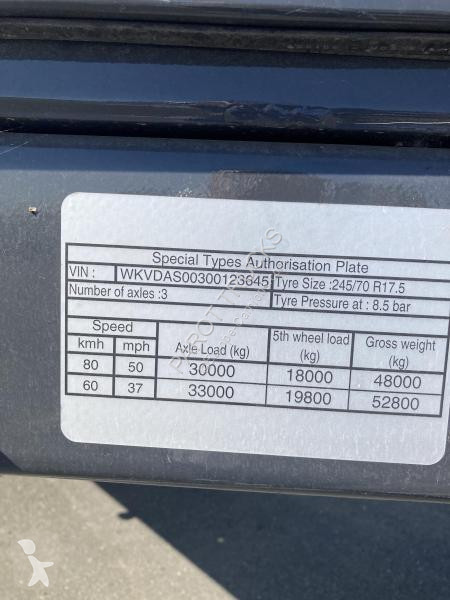 Semitrailer Kässbohrer  SLAR3 1N 18/30