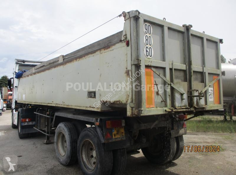 Semitrailer Thevenon  BENNE 2 ESSIEUX AVEC LA...