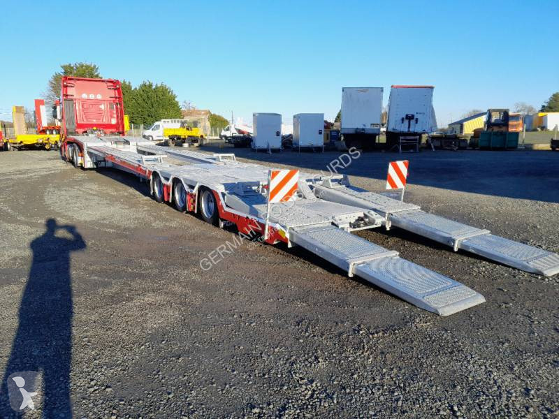 Semitrailer FGM Porte camion 3 essieux