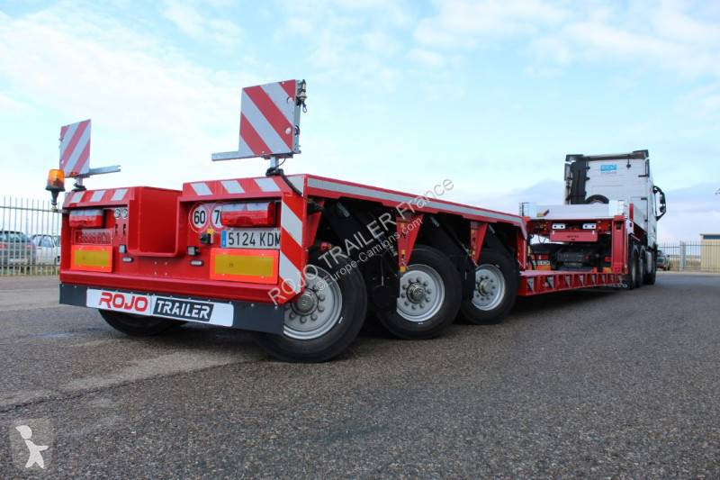 Semitrailer Rojo Trailer PORTE-ENGINS...