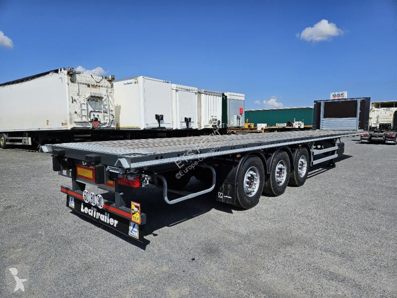 Oplegger Lecitrailer  Plateau droit Porte Contener