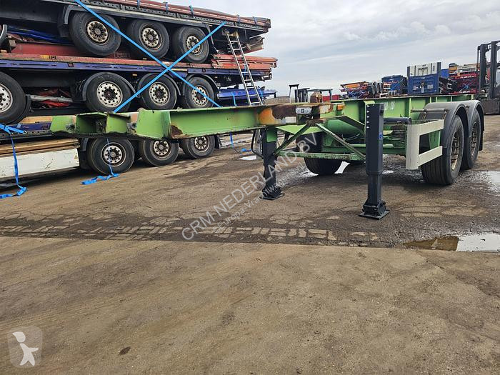Semitrailer Renders Euro 700 2 axle 20 ft...