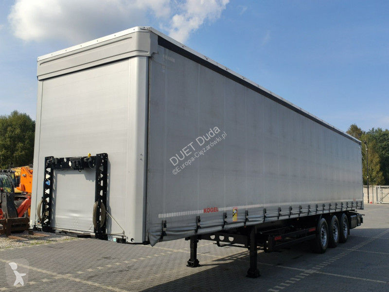 Semitrailer Kögel Coil mulda 3 Osie SAF Dach i...