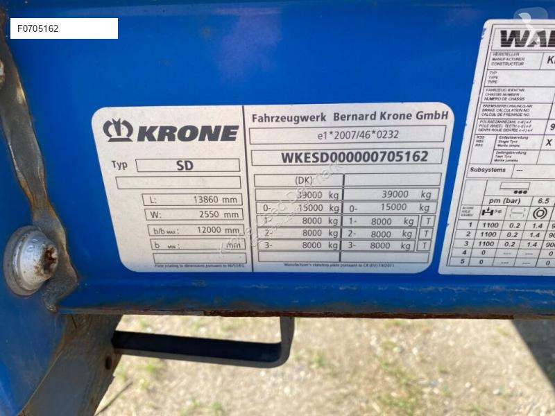 Semirimorchio Krone