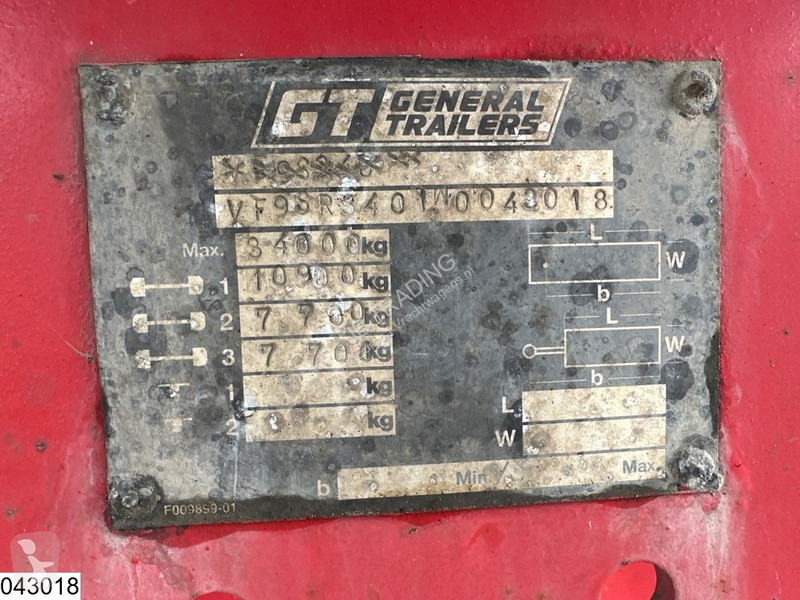 Semi reboque Robine Gas 49024 liter, LPG GPL...