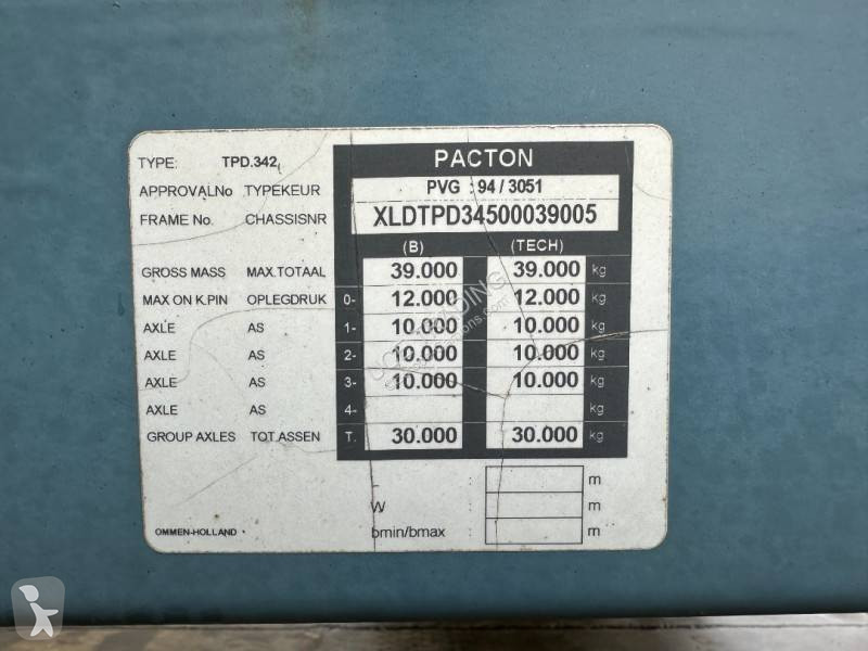 Oplegger Pacton TPD 342