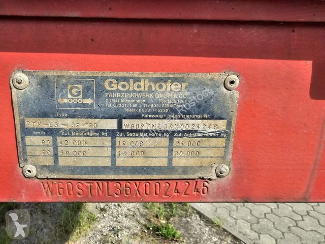 نصف مقطورة Goldhofer Teleskop-Tieflader bis...