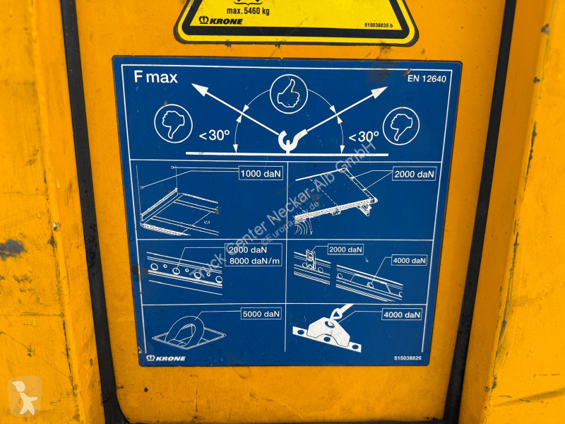 نصف مقطورة Krone   3 Achs MEGA Staplerhalter...