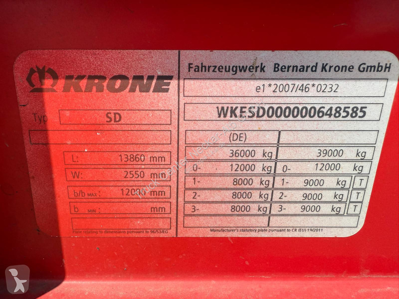 Návěs Krone   3Achs MEGA Coil verbreiterbar...