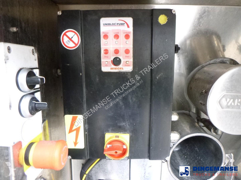 نصف مقطورة Van Hool Food tank inox 36 m3 / 4...
