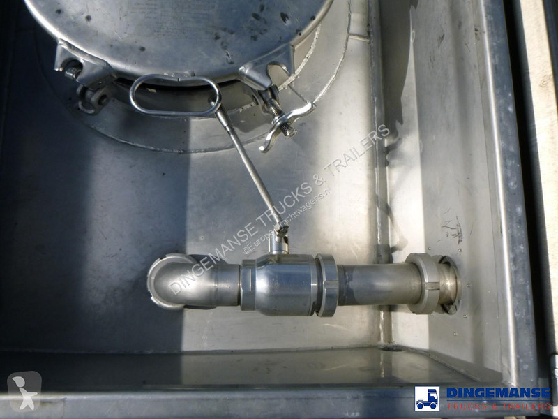 Félpótkocsi  Chemical tank inox 37.5 m3 / 1...