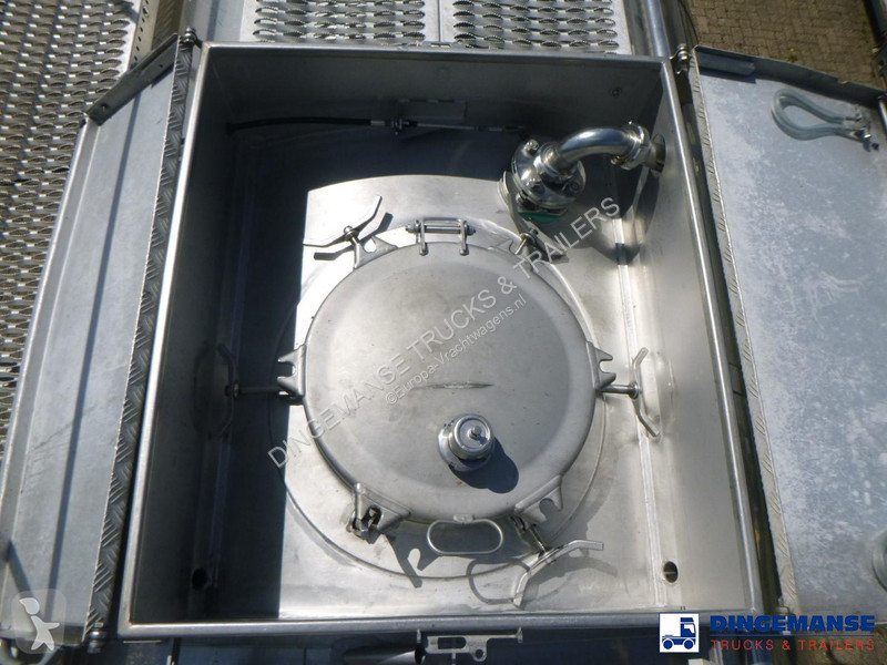 نصف مقطورة Van Hool Food tank inox 28.5 m3 / 3...