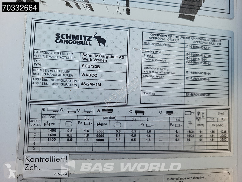 Semirremolque Schmitz Cargobull Thermo King...