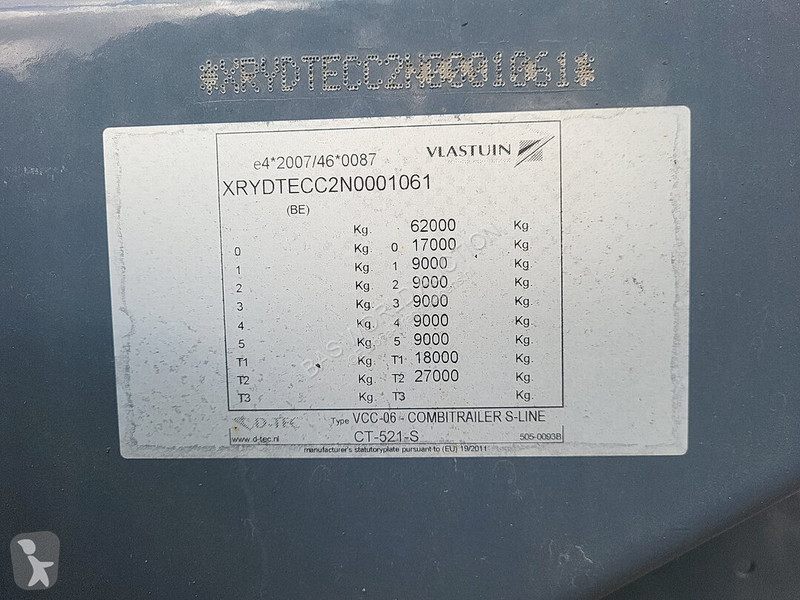 Semitrailer D-TEC CT-521-S VCC-06
