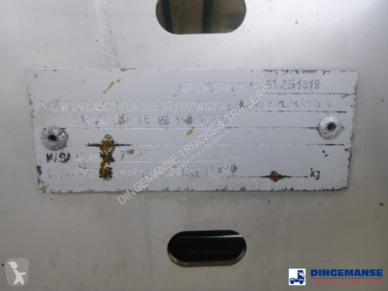 LAG Chemical tank inox L4BH 32.5 m3 / 3 comp...