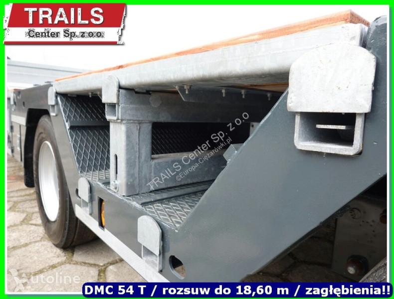 Sættevogn Mega Extandable Low-loader 18.60 m 2...