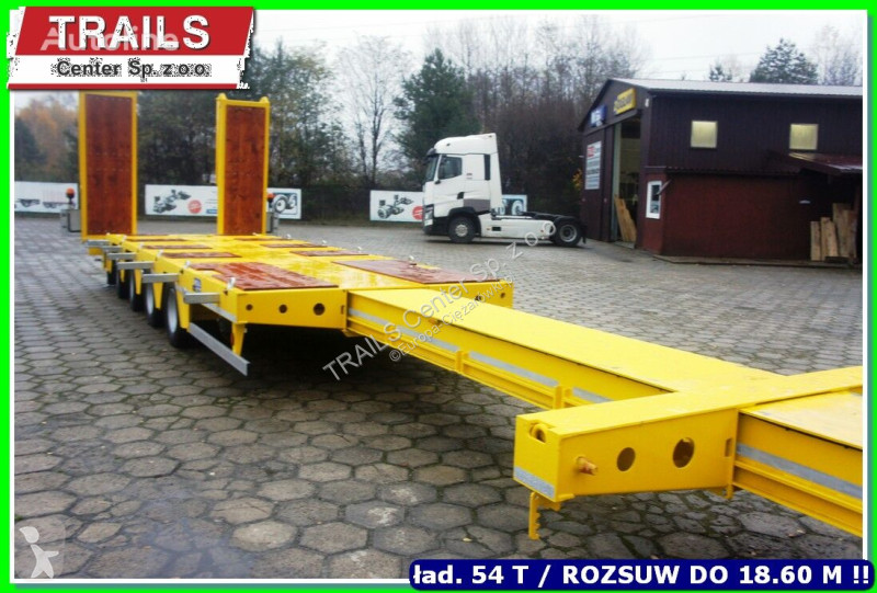 Semirimorchio Mega 4 axle low floor 18.600 m....