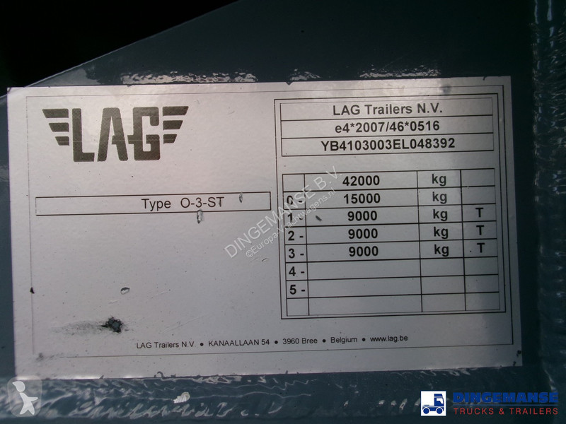 Semiremorca LAG Fuel tank alu 44.5 m3 / 6 + pump