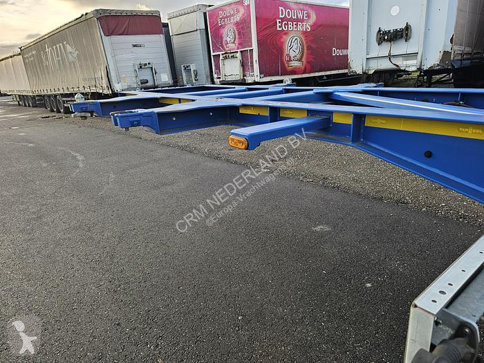 Semitrailer Van Hool A2C001 container CHASSIS...