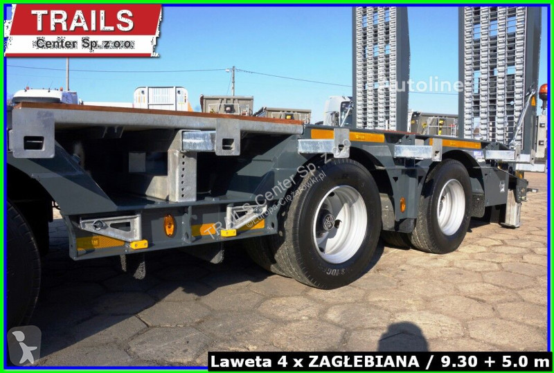 Sættevogn Mega DMC 54 T. 18.60 m. 4 x wheel...