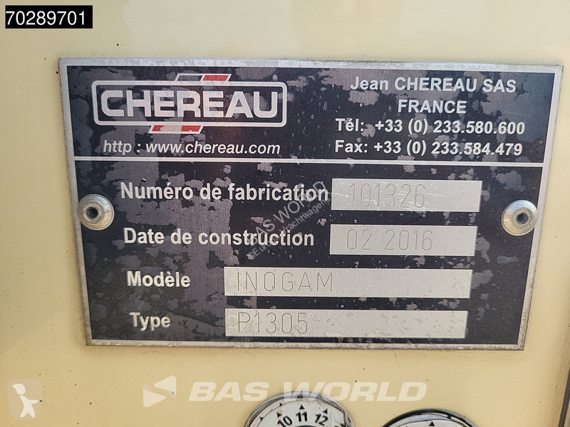 Semitrailer Chereau CSD3 3 axles Meat Fleisch