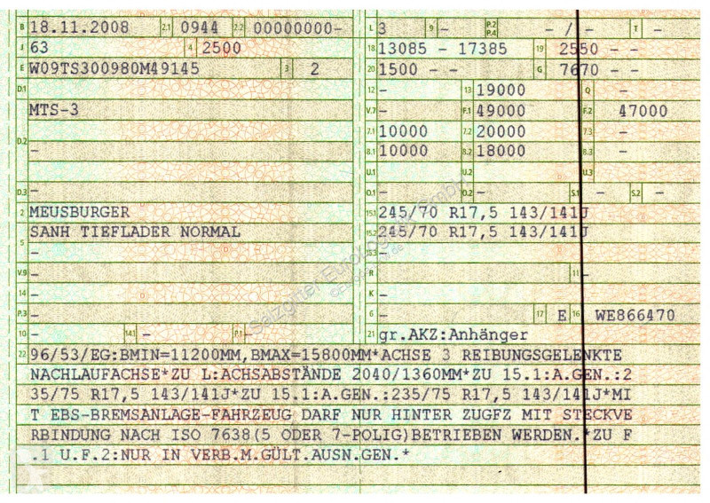 Трал Meusburger MTS-3 / Teleskop / 13.085 -...