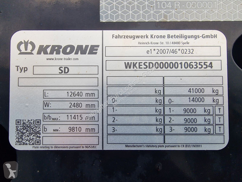 نصف مقطورة Krone / Lift / Multi / Teleskop /...