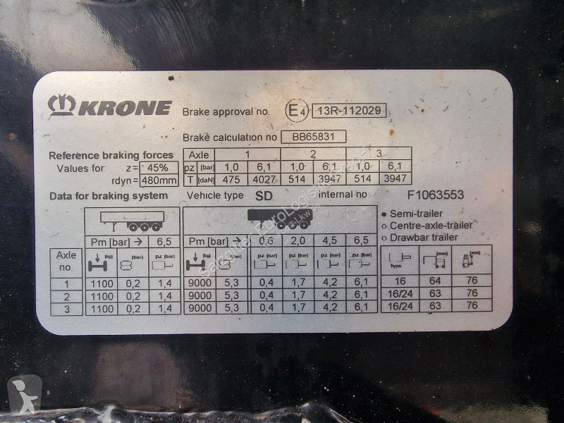نصف مقطورة Krone / Lift / Multi / Teleskop /...