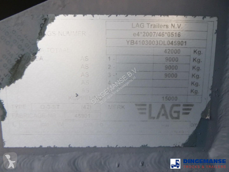 Semi remorque LAG Fuel tank alu 44.4 m3 / 6...