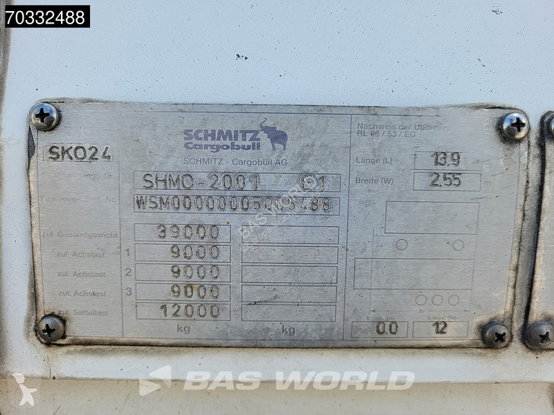 Semiremorca Schmitz Cargobull 24 Laadklep APK...