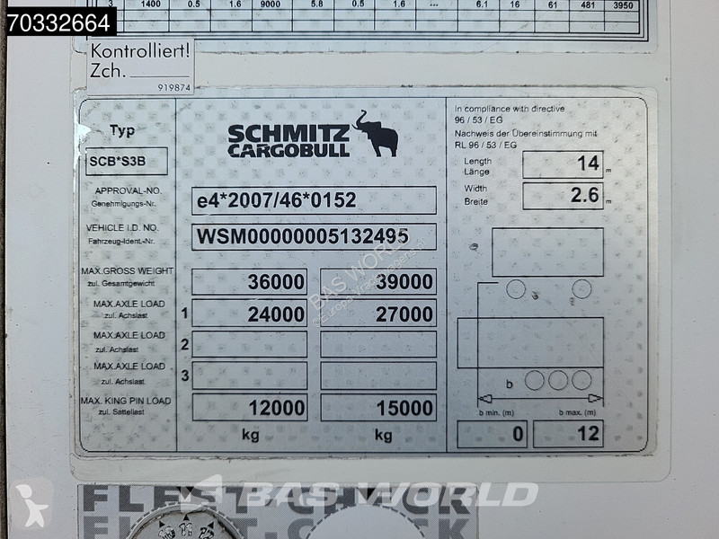 Semirremolque Schmitz Cargobull Thermo King...