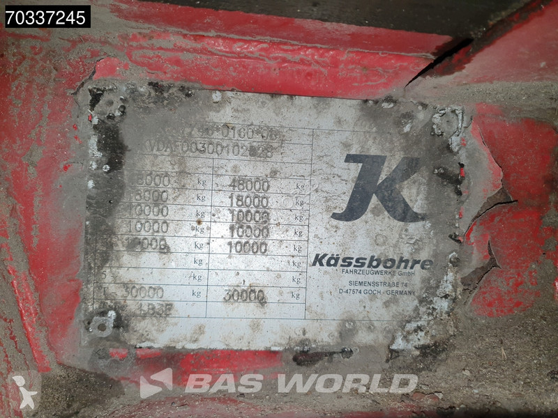 Kässbohrer 3 axles Extendable Lift + Steering...