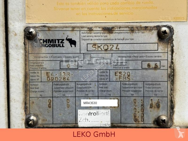 Oplegger Schmitz Cargobull SKO 24