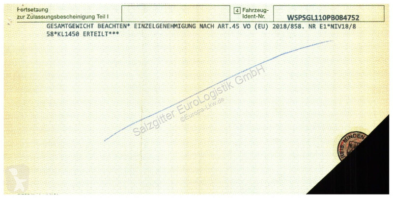 نصف مقطورة Spier SGL 110 / Ladebordwand