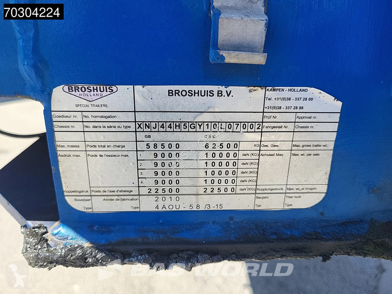 نصف مقطورة Broshuis 4AOU Extendable 30M Full...