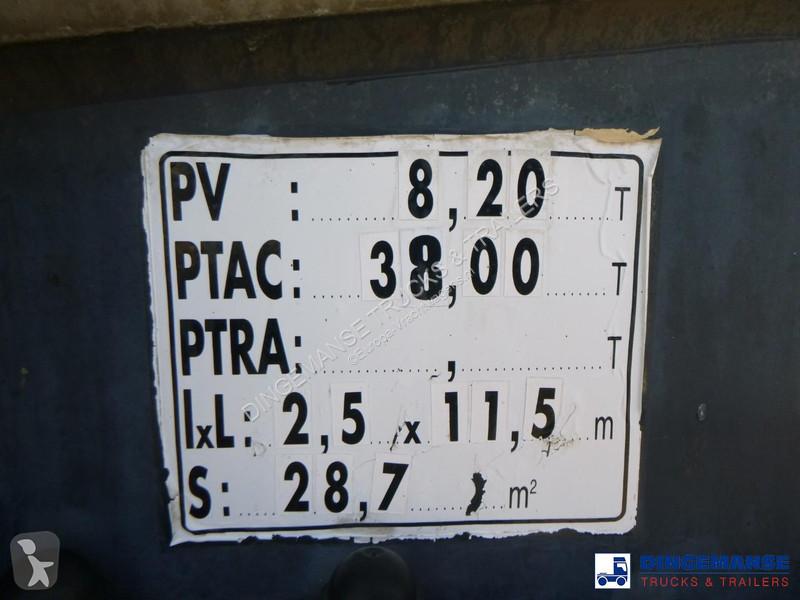 نصف مقطورة Magyar Chemical tank inox 33 m3 / 1...