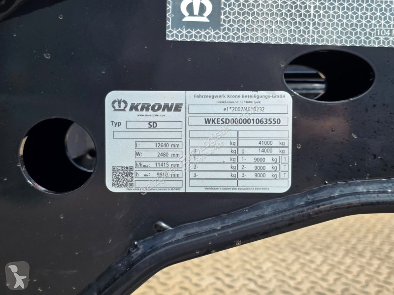 نصف مقطورة Krone | Teleskop | 11.035mm -12.640mm