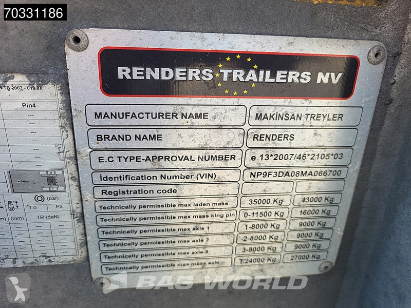نصف مقطورة Renders F08 3 axles Multi 45ft APK...