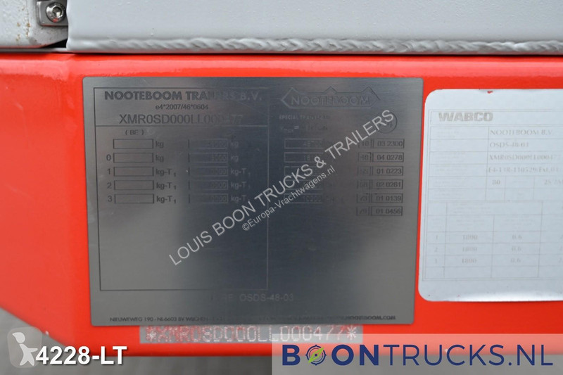 Porte engins Nooteboom 48-03 | SEMI * STEERING...