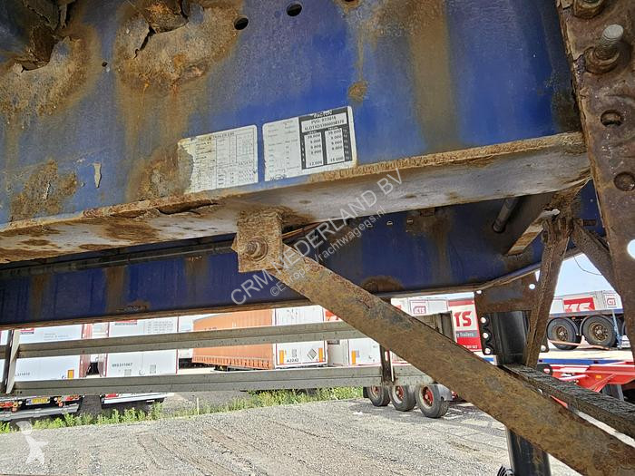 Semitrailer Pacton 3 AXLE FLATBED TRAILER BPW DRUM