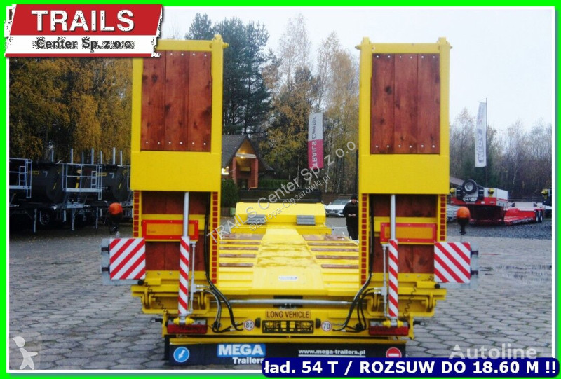 Semirimorchio Mega 4 axle low floor 18.600 m....