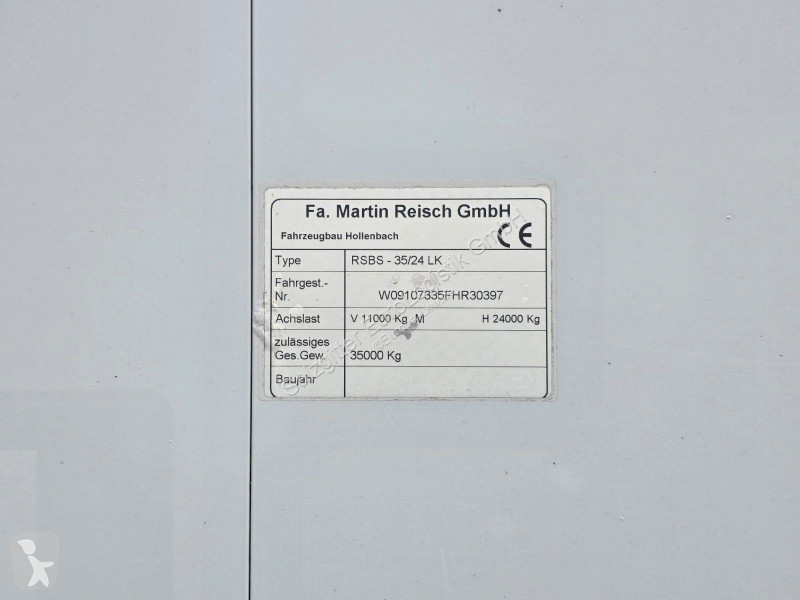 نصف مقطورة Reisch RSBS-25/24LK / Alu-Felgen /...