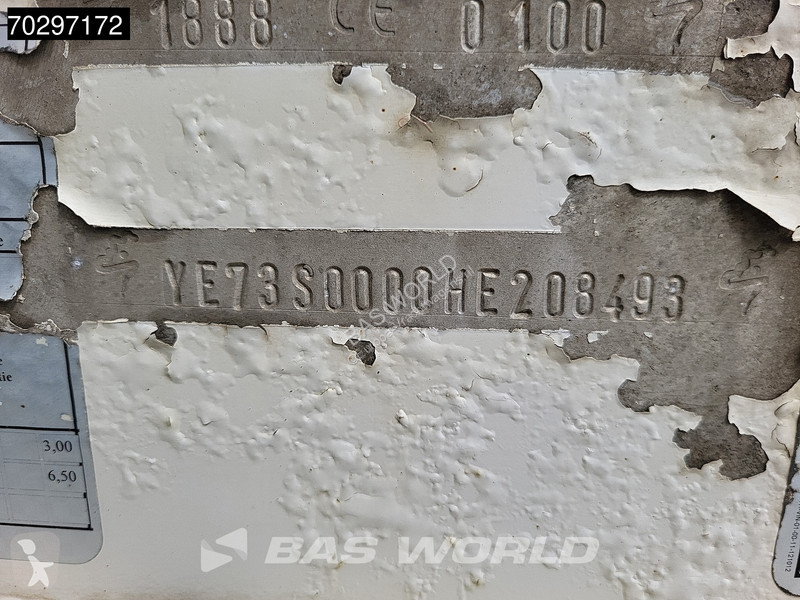 Semi remorque  39000L Liftachse Cement