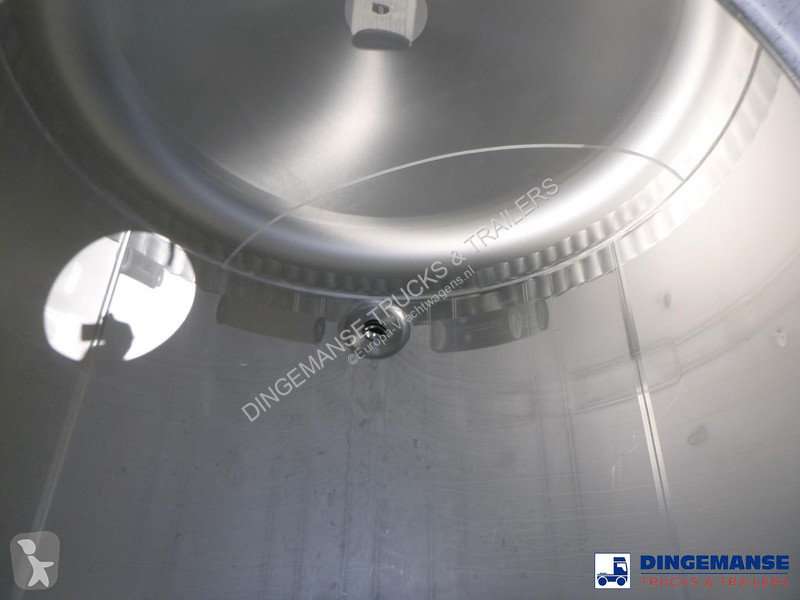 نصف مقطورة Van Hool Food tank inox 28.5 m3 / 3...